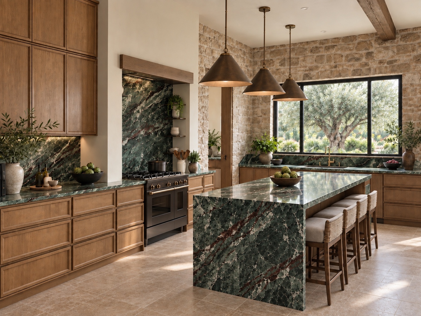 Concept rendering: the kitchen